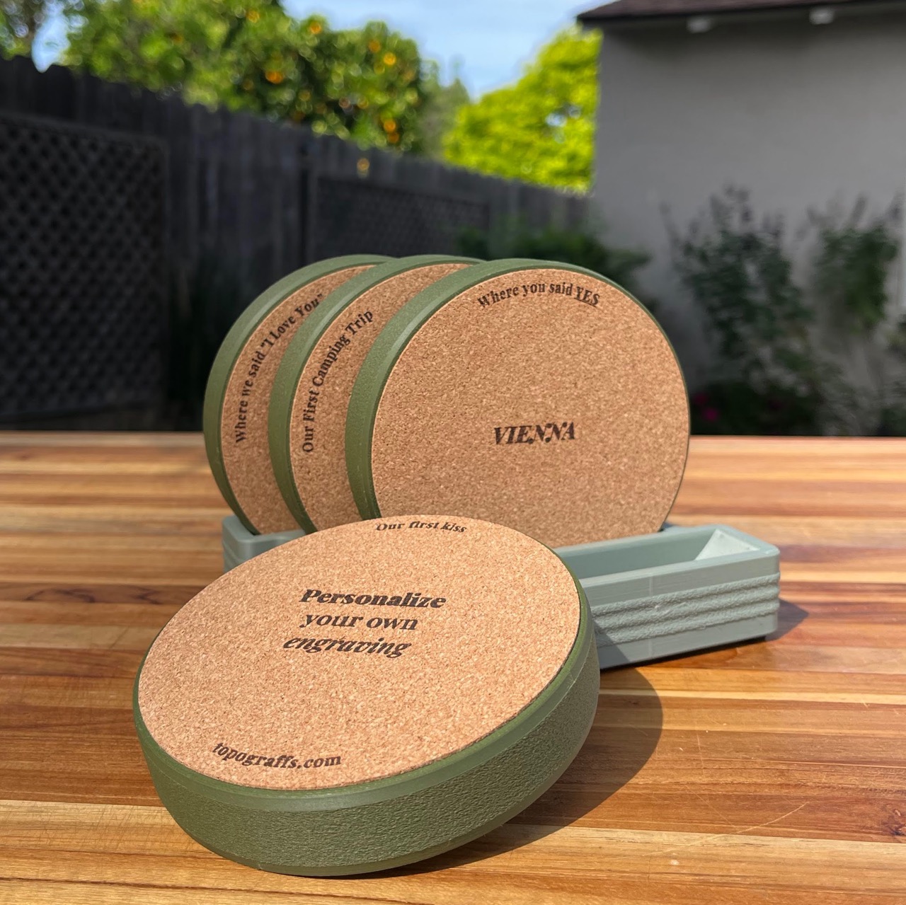 forest topograff showing the cork label